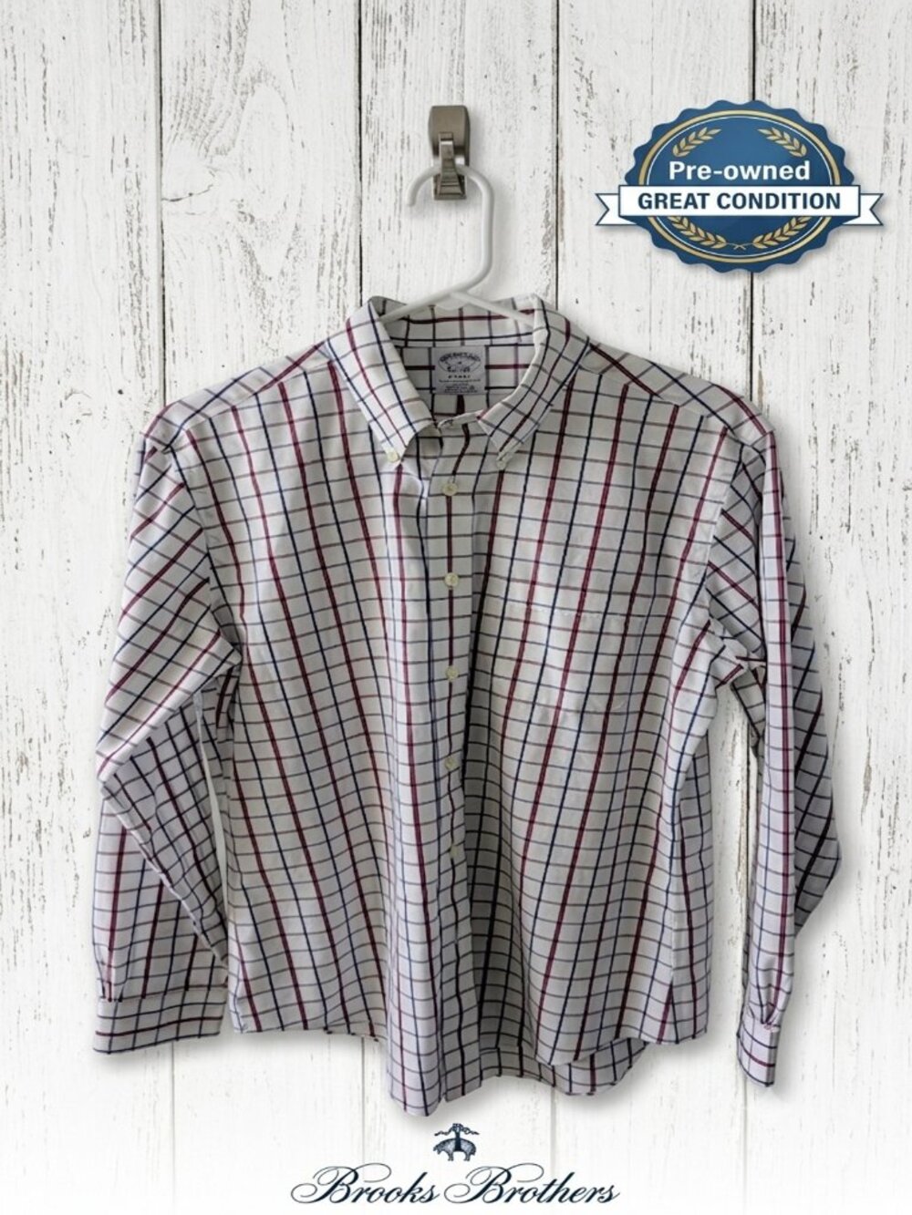 Brooks Brothers Regent Fit Supima Cotton Shirt Size M